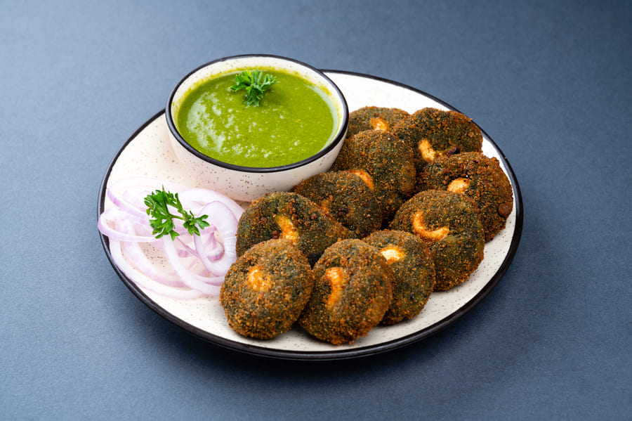 Hara Bhara Kebab at the Kebab & beer festival Quench Rooftop Lounge